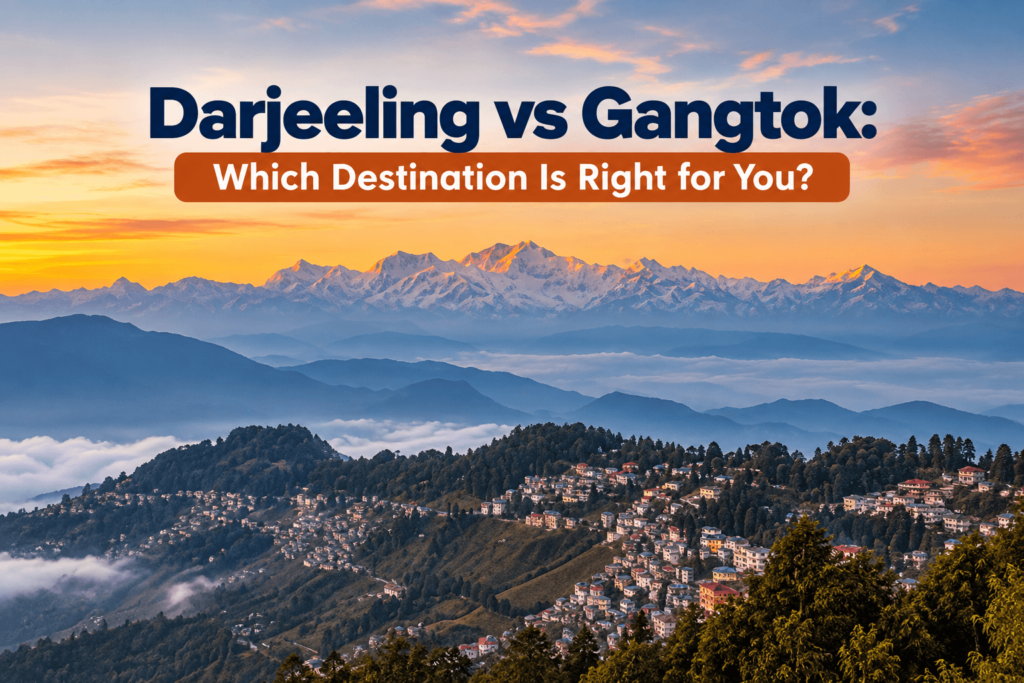 Darjeeling vs Gangtok